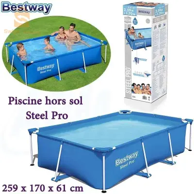 Piscine hors sol Steel Pro™ 259 x 170 x 61 cm -Bestway