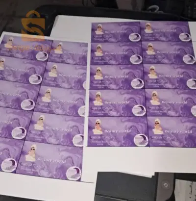 des cartes visites