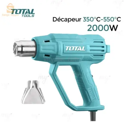 Décapeur 350°C-550°C 2000W TOTAL TB200365$🤍🤍