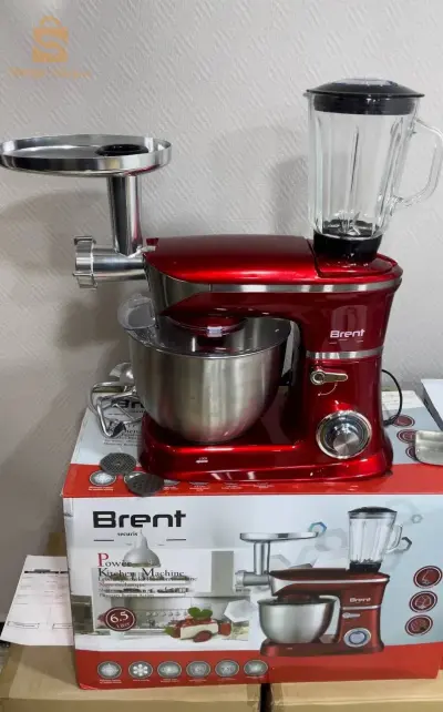 Robot Pétrin 3en1 Multifonction Avec Bol En Inox 6.5L Et Blender 1.5L 1300W