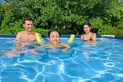Piscine hors sol rectangle Steel Pro™ 300 x 201 x 66 cm