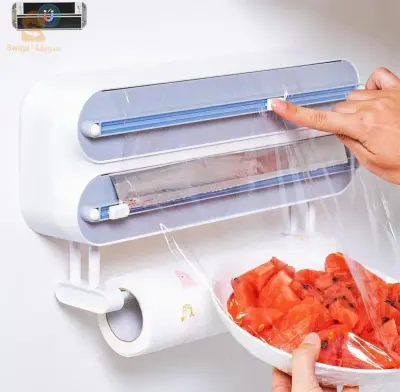 Multifunctional plastic film cutter 3in1