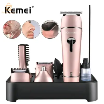 Tondeuse Cheveux Sans Fil 10en1 Kemei KM-1015