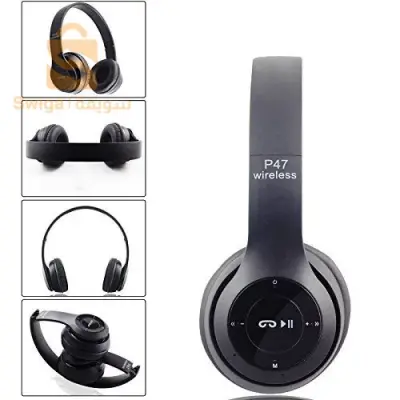 Casque Bluetooth P47 Sans Fil & Flexible $🤍🤍