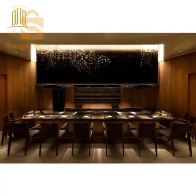 table pour l hôtellerie  restaurant.