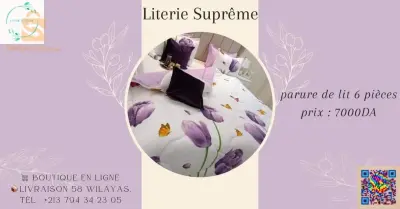 parure de lit 6 pièces
