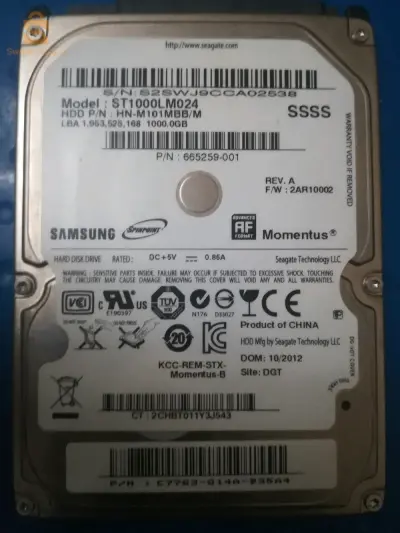 Disque dur 1 terra Samsung