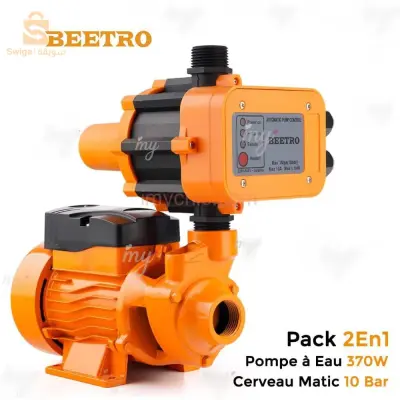 Pack Beetro Pompe à Eau 370W + Cerveau Matic 10 Bar$🤍🤍