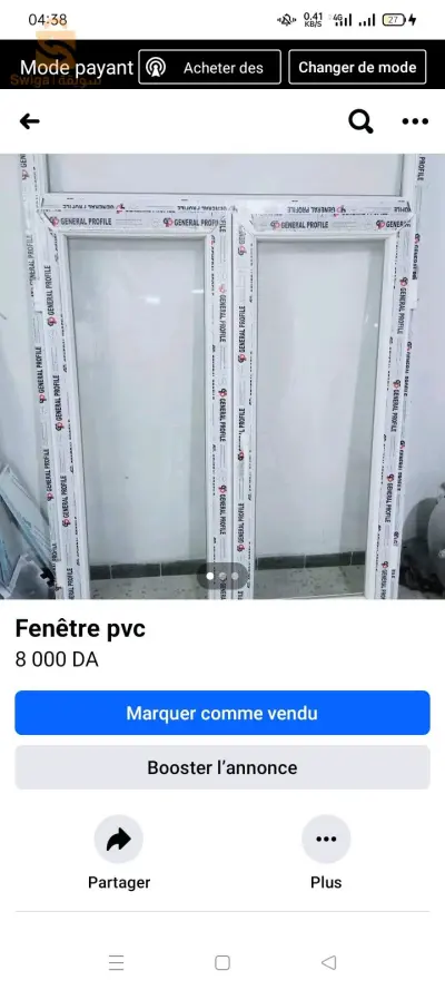 fenêtre PVC blanche