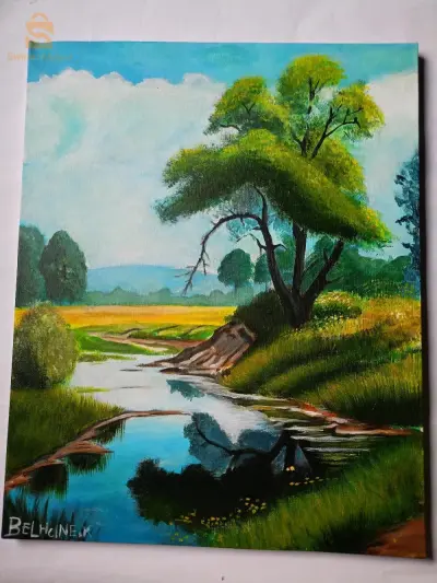 رسم منظر طبيعي