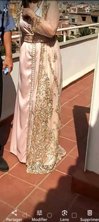 caftan avec traine