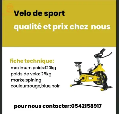 des velos de sport jamais utilisès