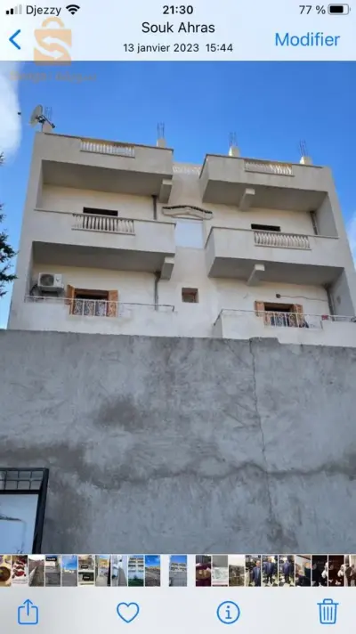 vente villa à souk ahras