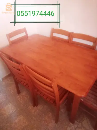 طاولة ب6 كراسي