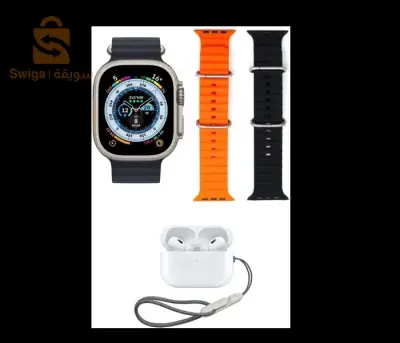 Haino Teko GP-8 Ultra Smart Watch + Airpods Valued Combo