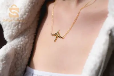 heartbeat necklece