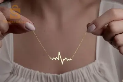 heartbeat necklece