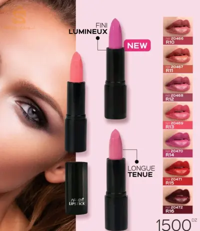 أحمر الشفاه سومات
rouge à lèvres so mat
‏Texture crémeuse et ultra-fondante. فلمس كريمي وسهل الدوبان على الشفاء