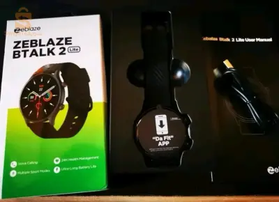 Zeblaze Banti2 Lite - Montre intelligente d'appel vocal pour homme , grand écran HD 1.39 , moniteur de santé 24h , 100 modes d'entraînement , nouveau.زيبليز بانتي2 لايت - ساعة ذكية بمكالمات صوتية للرجال، شاشة HD كبيرة 1.39 بوصة، مراقبة صحية على مدار 24 ساعة، 100 وضع تدريب، جديدة.montre intelligentefemme, hommenoir