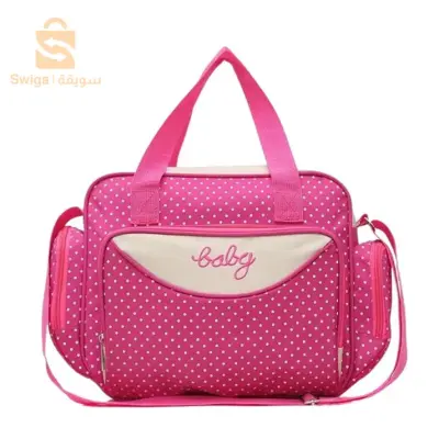 sac de maternité , ensemble rose de 5 pièces pour mamans