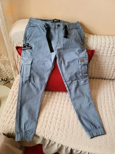 Pantalon jeans homme la classe style cargo la taille M 32 33