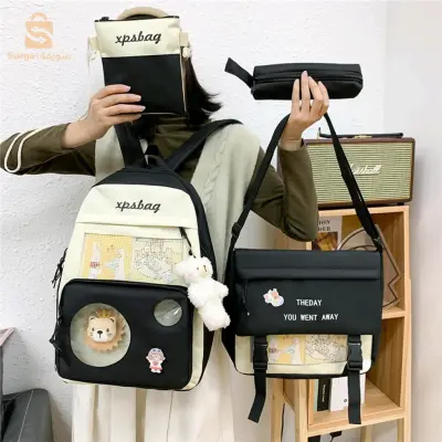 sac à dos scolaire 4 PCS حقيبة مدرسية بنات