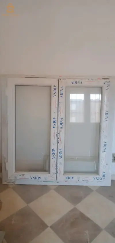 fenêtre PVC+lavabo