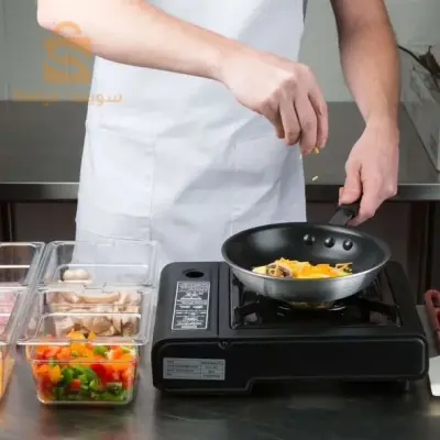 الفرن المحمول عالي الأداء بحقيبة عملية سهلة الحمل مثالي للطهي أثناء سفرك أو مكان العمل High Performance Burner Portable Gas Stove