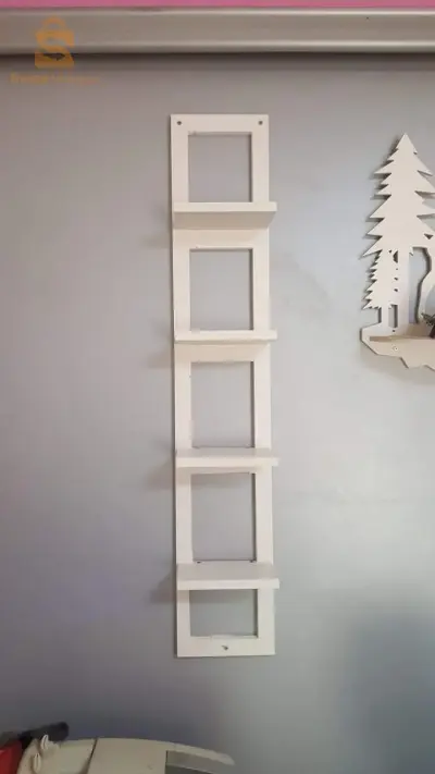 Décoration Intérieure Moderne - Étagère à Quatre Niveaux Facile à Assembler"