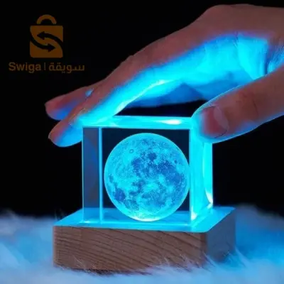 💡 Crystal Ball Night Lamp  💡

مصباح ديكور ثلاثي الأبعاد