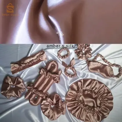 إكسسوارات حريرية للشعر
