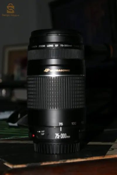 canon Ultrasonic zoom lens EF 75-300mm 1:4-5.6 lll usm