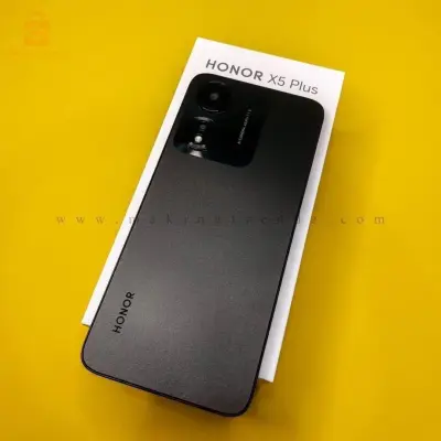 🔥 All new 🔥 

💚 Honor X5 Plus💚 
Supports Google Play services 🙅🏻 
Ram 4GB / Rom 64GB 
Screen: 6.56 “ 
♨️LCD, 90HZ ♨️ 
Operating system: Android 13, Magic OS 7.1 
Processor: Helio G36 📟 
♨️