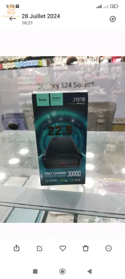 power BANK HOCO original 30000mah
