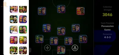 كونت  PES MOBILE اللتبدول بحساب فري فاير