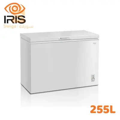 Iris 255L refrigerator is used for freezing meat and ice cream.