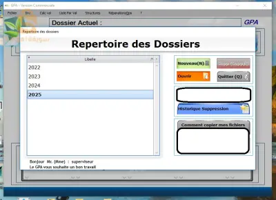 GPA - Gestion des prix et dotations annuelles / Amortissement