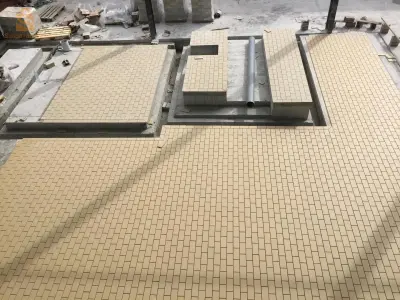 acid resistant tiling