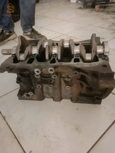 Bloc moteur avec vilebrequin