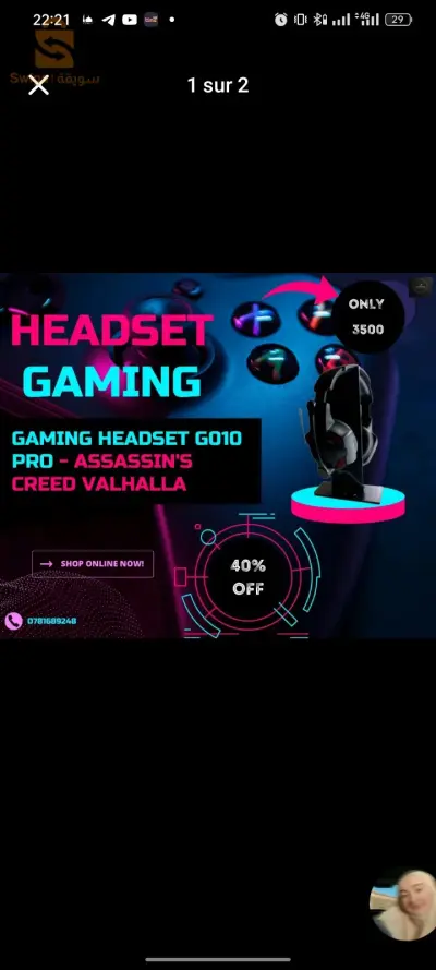 G010 pro Headset Gaming
