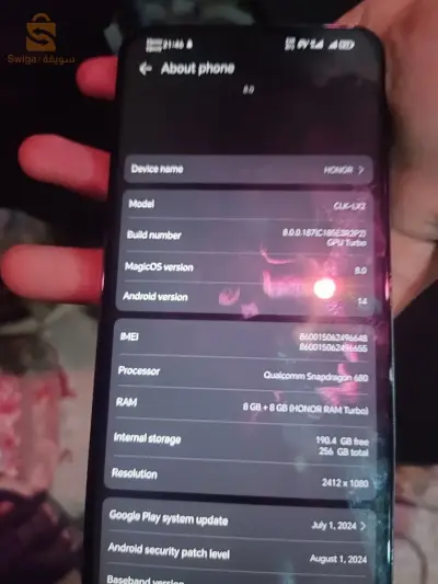 Honor x7b trés bonne état