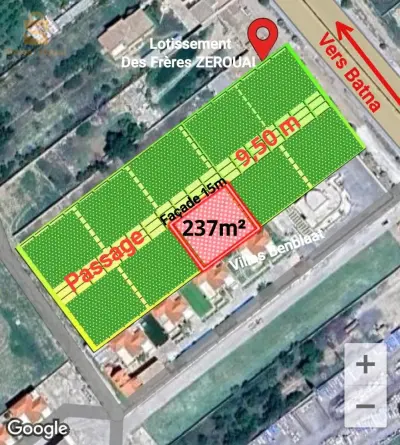 terrain 237m²