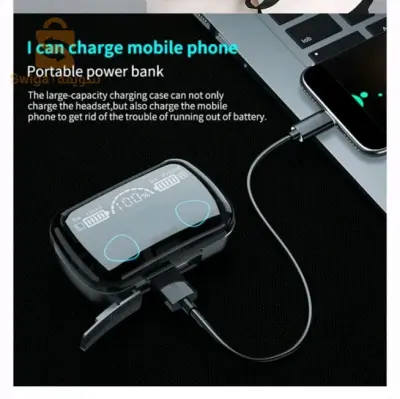 ع Une offre spéciale pour un sac à dos et des écouteurs Bluetooth avec une charge puissante pouvant également recharger le téléphone