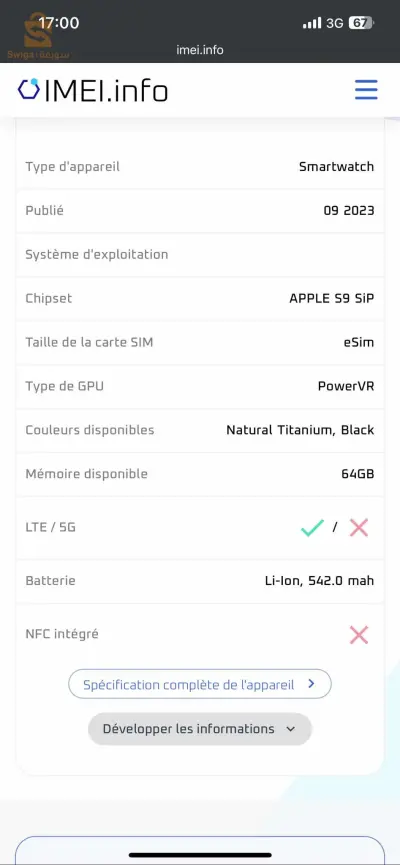 smart appel  swatch