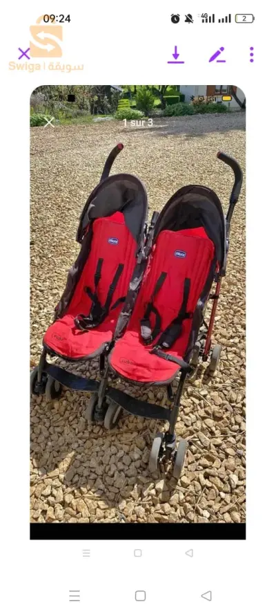 poussette pour bébé jumeaux