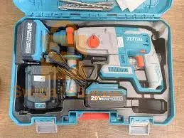 TOTAL Marteau Rotatif Professionnel Sans Fil Avec 2 Batterie Rechargeable TRHLI202287