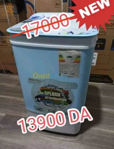 machine à laver super cara 9kg bleu