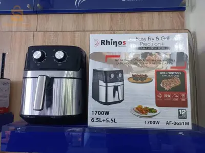 friteuse sans huile AF-0651M RHINOS 1700wالموصفات ⬇️ ⬇️ Friteuse sans huile  Air fryer Numérique 1700 w