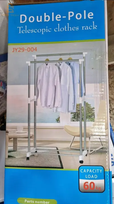 حامل الملابس Double-Pole Telescopic clothes rack  نشرYJ29-004
