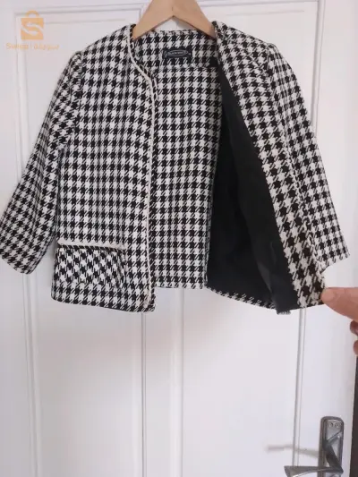ensemble noire blanc